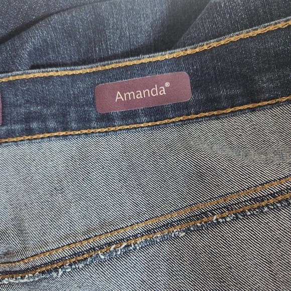 Gloria Vanderbilt Amanda Jean Plus Size 22W Short Petite Tapered Leg Stretch NWT - Picture 10 of 16